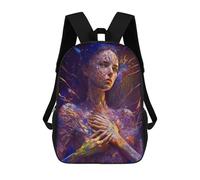 sinyumoney Mochila Para Niñas Inner Fire A Digital Art Exploration Mochila Escolar Impresa En 3D Para Niños Mochila Informal De Día Mochila Ligera Para Estudiantes De Secundaria 17inch