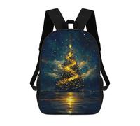sinyumoney Mochila Para Niñas Magical Christmas Tree Painting Mochila Escolar Impresa En 3D Para Niños Mochila Informal De Día Mochila Ligera Para Estudiantes De Secundaria 17inch