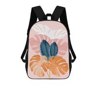 sinyumoney Mochila Para Niñas Minimalist Floral 100 Mochila Escolar Impresa En 3D Para Niños Mochila Informal De Día Mochila Ligera Para Estudiantes De Secundaria 17inch