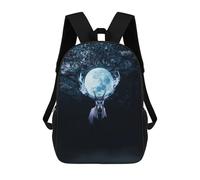 sinyumoney Mochila Para Niñas Moonlit Deer Majesty Mochila Escolar Impresa En 3D Para Niños Mochila Informal De Día Mochila Ligera Para Estudiantes De Secundaria 17inch