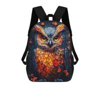 sinyumoney Mochila Para Niñas Mosaic Owl Mochila Escolar Impresa En 3D Para Niños Mochila Informal De Día Mochila Ligera Para Estudiantes De Secundaria 17inch