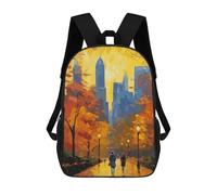 sinyumoney Mochila Para Niñas New York City Mochila Escolar Impresa En 3D Para Niños Mochila Informal De Día Mochila Ligera Para Estudiantes De Secundaria 17inch