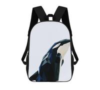 sinyumoney Mochila Para Niñas Nursery Animals Whale Mochila Escolar Impresa En 3D Para Niños Mochila Informal De Día Mochila Ligera Para Estudiantes De Secundaria 17inch