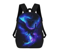 sinyumoney Mochila Para Niñas Phoenix Neon Animal Mochila Escolar Impresa En 3D Para Niños Mochila Informal De Día Mochila Ligera Para Estudiantes De Secundaria 17inch