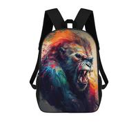 sinyumoney Mochila Para Niñas The Angry Ape Mochila Escolar Impresa En 3D Para Niños Mochila Informal De Día Mochila Ligera Para Estudiantes De Secundaria 17inch
