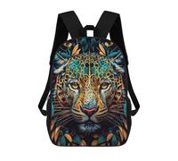 sinyumoney Mochila Para Niñas The Cunning Jaguar Mochila Escolar Impresa En 3D Para Niños Mochila Informal De Día Mochila Ligera Para Estudiantes De Secundaria 17inch