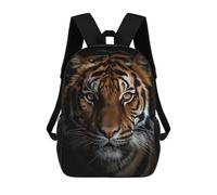 sinyumoney Mochila Para Niñas Tiger Face Mochila Escolar Impresa En 3D Para Niños Mochila Informal De Día Mochila Ligera Para Estudiantes De Secundaria 17inch