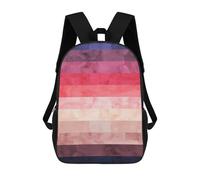 sinyumoney Mochila Para Niñas Watercolor Landscape A1 Mochila Escolar Impresa En 3D Para Niños Mochila Informal De Día Mochila Ligera Para Estudiantes De Secundaria 17inch