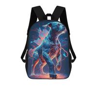 sinyumoney Mochila Para Niños Y Niñas Con Impresión 3D Boxer Dog Storybook Mochila Escolar Para Niños De Primaria, Mochila Informal De Viaje Para Portátil 17inch