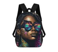 sinyumoney Mochila Para Niños Y Niñas Con Impresión 3D Colorful Butterfly Dreams Mochila Escolar Para Niños De Primaria, Mochila Informal De Viaje Para Portátil 17inch