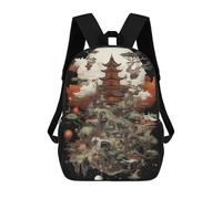 sinyumoney Mochila Para Niños Y Niñas Con Impresión 3D Fantasy Japan 04 Mochila Escolar Para Niños De Primaria, Mochila Informal De Viaje Para Portátil 17inch