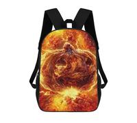 sinyumoney Mochila Para Niños Y Niñas Con Impresión 3D Galactic Inferno Mochila Escolar Para Niños De Primaria, Mochila Informal De Viaje Para Portátil 17inch
