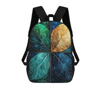 sinyumoney Mochila Para Niños Y Niñas Con Impresión 3D Golden Veins of Harmony Art Mochila Escolar Para Niños De Primaria, Mochila Informal De Viaje Para Portátil 17inch