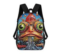 sinyumoney Mochila Para Niños Y Niñas Con Impresión 3D Melting Frog Fantasy Mochila Escolar Para Niños De Primaria, Mochila Informal De Viaje Para Portátil 17inch