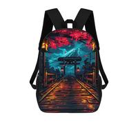 sinyumoney Mochila Para Niños Y Niñas Con Impresión 3D Path to Serenity Mochila Escolar Para Niños De Primaria, Mochila Informal De Viaje Para Portátil 17inch