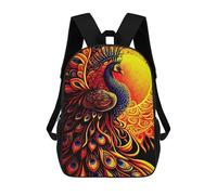 sinyumoney Mochila Para Niños Y Niñas Con Impresión 3D Phoenix Rising Artwork -9 Mochila Escolar Para Niños De Primaria, Mochila Informal De Viaje Para Portátil 17inch