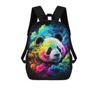 sinyumoney Mochila Para Niños Y Niñas Con Impresión 3D Rainbow Panda Dreamscape Mochila Escolar Para Niños De Primaria, Mochila Informal De Viaje Para Portátil 17inch