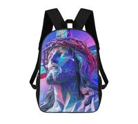 sinyumoney Mochila Para Niños Y Niñas Con Impresión 3D Religion Poster 6 Mochila Escolar Para Niños De Primaria, Mochila Informal De Viaje Para Portátil 17inch