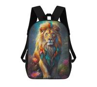 sinyumoney Mochila Para Niños Y Niñas Con Impresión 3D The Lions Mane Mochila Escolar Para Niños De Primaria, Mochila Informal De Viaje Para Portátil 17inch