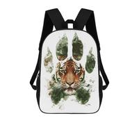 sinyumoney Mochila Para Niños Y Niñas Con Impresión 3D Tiger Paw Print Mochila Escolar Para Niños De Primaria, Mochila Informal De Viaje Para Portátil 17inch