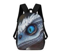 sinyumoney Mochila Para Niños Y Niñas Con Impresión 3D White Dragon Blue Eye Mochila Escolar Para Niños De Primaria, Mochila Informal De Viaje Para Portátil 17inch