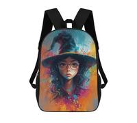 sinyumoney Mochila Para Niños Y Niñas Con Impresión 3D Witchy Wonder Mochila Escolar Para Niños De Primaria, Mochila Informal De Viaje Para Portátil 17inch