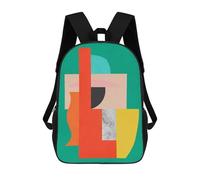 sinyumoney Mochila Unisex Abstract Collage 3 Mochila De Viaje Con Estampado 3D Mochila Informal Para Portátil Mochila Escolar Ligera Para Hombres, Mujeres, Niños Y Niñas 17inch