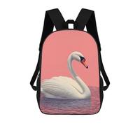 sinyumoney Mochila Unisex Abstract Swan Mochila De Viaje Con Estampado 3D Mochila Informal Para Portátil Mochila Escolar Ligera Para Hombres, Mujeres, Niños Y Niñas 17inch