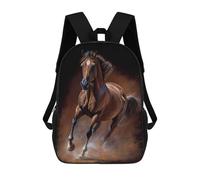 sinyumoney Mochila Unisex American Quarter Horse Mochila De Viaje Con Estampado 3D Mochila Informal Para Portátil Mochila Escolar Ligera Para Hombres, Mujeres, Niños Y Niñas 17inch
