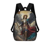 sinyumoney Mochila Unisex Archangel of The Infinite Light Mochila De Viaje Con Estampado 3D Mochila Informal Para Portátil Mochila Escolar Ligera Para Hombres, Mujeres, Niños Y Niñas 17inch