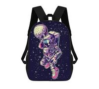 sinyumoney Mochila Unisex Astronaut in Space -58 Mochila De Viaje Con Estampado 3D Mochila Informal Para Portátil Mochila Escolar Ligera Para Hombres, Mujeres, Niños Y Niñas 17inch