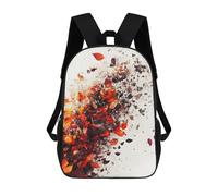 sinyumoney Mochila Unisex Autumn Leaves Abstract Mochila De Viaje Con Estampado 3D Mochila Informal Para Portátil Mochila Escolar Ligera Para Hombres, Mujeres, Niños Y Niñas 17inch