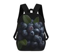sinyumoney Mochila Unisex Blueberry Bush Mochila De Viaje Con Estampado 3D Mochila Informal Para Portátil Mochila Escolar Ligera Para Hombres Mujeres Niños Niñas 17inch