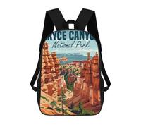 sinyumoney Mochila Unisex Bryce Canyon National Park Mochila De Viaje Con Estampado 3D Mochila Informal Para Portátil Mochila Escolar Ligera Para Hombres, Mujeres, Niños Y Niñas 17inch