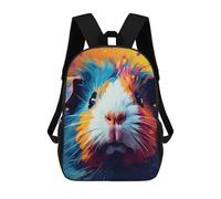 sinyumoney Mochila Unisex Colorful Guinea Pig Art Mochila De Viaje Con Estampado 3D Mochila Informal Para Portátil Mochila Escolar Ligera Para Hombres, Mujeres, Niños Y Niñas 17inch