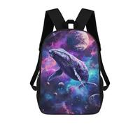 sinyumoney Mochila Unisex Cosmic Whale Mochila De Viaje Con Estampado 3D Mochila Informal Para Portátil Mochila Escolar Ligera Para Hombres, Mujeres, Niños Y Niñas 17inch