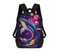 sinyumoney Mochila Unisex Cosmic Whale Space Animal Mochila De Viaje Con Estampado 3D Mochila Informal Para Portátil Mochila Escolar Ligera Para Hombres, Mujeres, Niños Y Niñas 17inch
