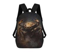 sinyumoney Mochila Unisex Crab Fairy Tale Characters Mochila De Viaje Con Estampado 3D Mochila Informal Para Portátil Mochila Escolar Ligera Para Hombres, Mujeres, Niños Y Niñas 17inch