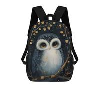 sinyumoney Mochila Unisex Cute Whimsical Owl Mochila De Viaje Con Estampado 3D Mochila Informal Para Portátil Mochila Escolar Ligera Para Hombres, Mujeres, Niños Y Niñas 17inch