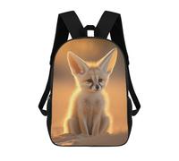 sinyumoney Mochila Unisex Desert Fox Sunset Mochila De Viaje Con Estampado 3D Mochila Informal Para Portátil Mochila Escolar Ligera Para Hombres, Mujeres, Niños Y Niñas 17inch