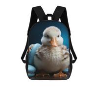 sinyumoney Mochila Unisex Duckling with Macarons Mochila De Viaje Con Estampado 3D Mochila Informal Para Portátil Mochila Escolar Ligera Para Hombres, Mujeres, Niños Y Niñas 17inch