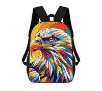 sinyumoney Mochila Unisex Eagle Wpap Colorful Mochila De Viaje Con Estampado 3D Mochila Informal Para Portátil Mochila Escolar Ligera Para Hombres, Mujeres, Niños Y Niñas 17inch