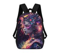 sinyumoney Mochila Unisex Enchanted Fantasy Portrait -4 Mochila De Viaje Con Estampado 3D Mochila Informal Para Portátil Mochila Escolar Ligera Para Hombres, Mujeres, Niños Y Niñas 17inch