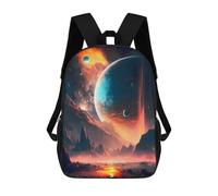 sinyumoney Mochila Unisex Eruption Of Universe Mochila De Viaje Con Estampado 3D Mochila Informal Para Portátil Mochila Escolar Ligera Para Hombres Mujeres Niños Niñas 17inch
