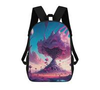 sinyumoney Mochila Unisex Fantasy Alien Landscape -7 Mochila De Viaje Con Estampado 3D Mochila Informal Para Portátil Mochila Escolar Ligera Para Hombres, Mujeres, Niños Y Niñas 17inch