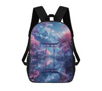 sinyumoney Mochila Unisex Fantasy Anime Torii Gate Mochila De Viaje Con Estampado 3D Mochila Informal Para Portátil Mochila Escolar Ligera Para Hombres Mujeres Niños Niñas 17inch