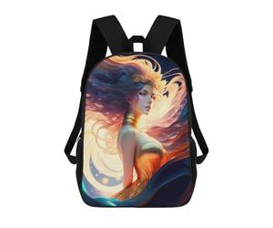 sinyumoney Mochila Unisex Game And Fantasy Wizard Mochila De Viaje Con Estampado 3D Mochila Informal Para Portátil Mochila Escolar Ligera Para Hombres, Mujeres, Niños Y Niñas 17inch