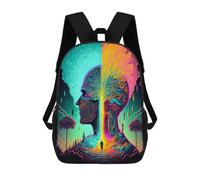 sinyumoney Mochila Unisex Gate to The Multiverse Mochila De Viaje Con Estampado 3D Mochila Informal Para Portátil Mochila Escolar Ligera Para Hombres, Mujeres, Niños Y Niñas 17inch