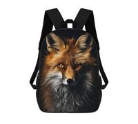 sinyumoney Mochila Unisex Gold Dark Red Fox Mochila De Viaje Con Estampado 3D Mochila Informal Para Portátil Mochila Escolar Ligera Para Hombres, Mujeres, Niños Y Niñas 17inch