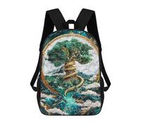 sinyumoney Mochila Unisex Golden Bonds of Ragnarok Mochila De Viaje Con Estampado 3D Mochila Informal Para Portátil Mochila Escolar Ligera Para Hombres, Mujeres, Niños Y Niñas 17inch